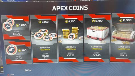 apex coin prices uk.